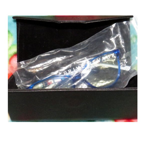 Prive Revaux Easy Breezy Blue Striped Blue Light Readers Strength 0.00, Case - Picture 4 of 10